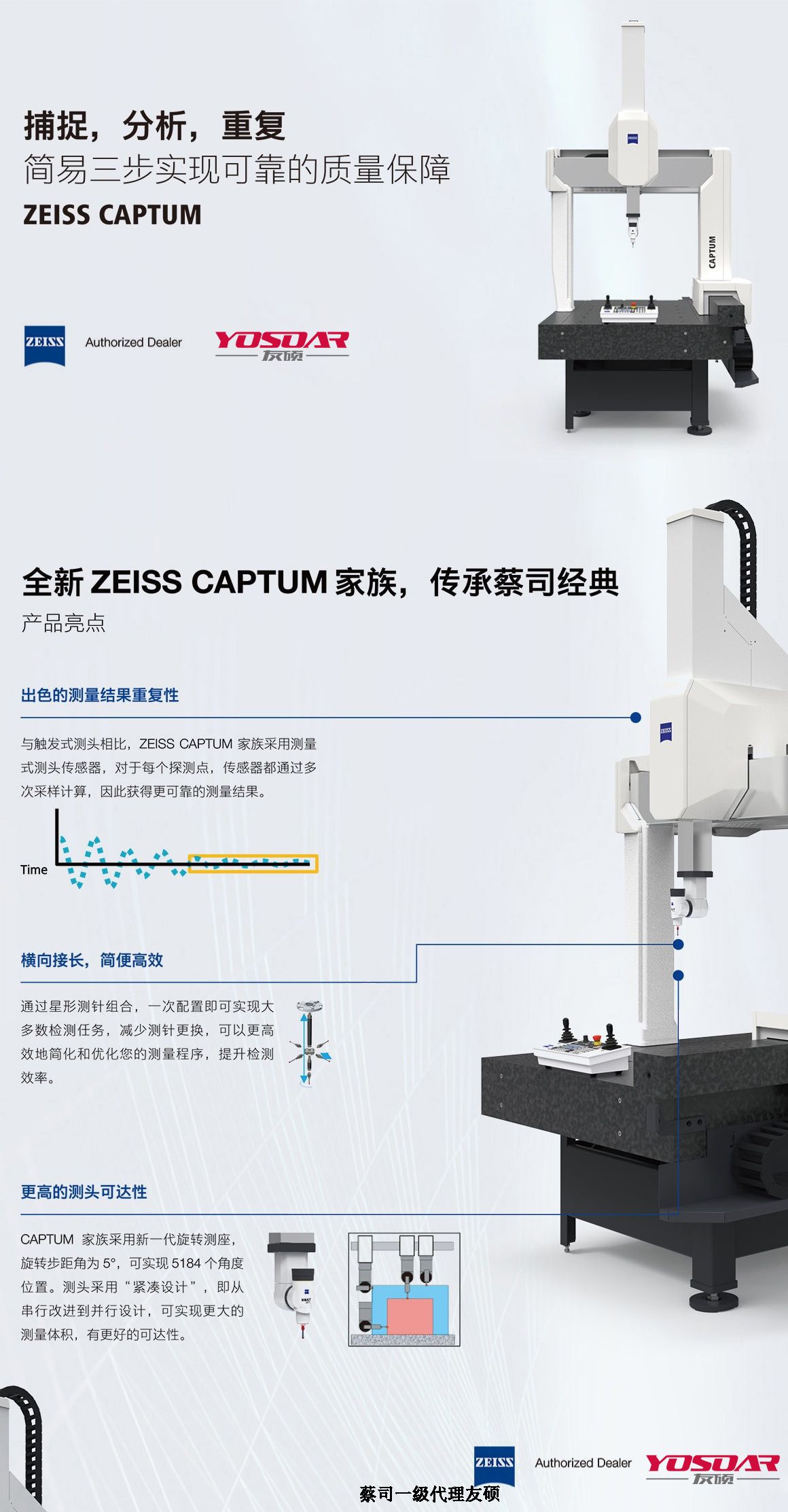 临高蔡司三坐标CAPTUM
